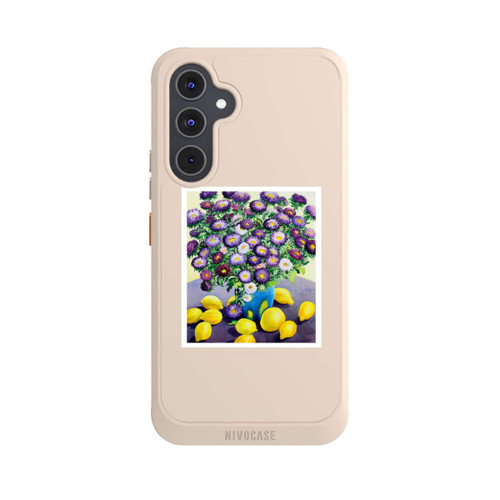 Samsung Galaxy A54 5G NIVOcore Purple Asters and Lemons by Christopher Ryland
