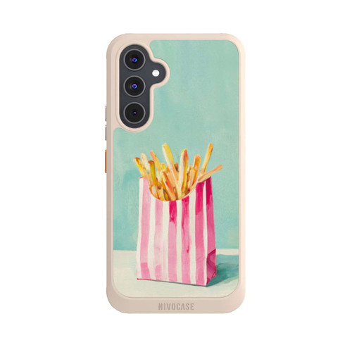 Samsung Galaxy A54 5G NIVOcore Retro Pommes Blau Watercolor