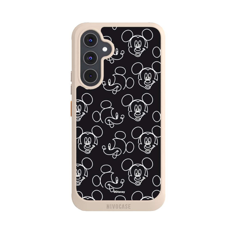 Galaxy A54 5G NIVOcore Disney Mickey Muster Schwarz