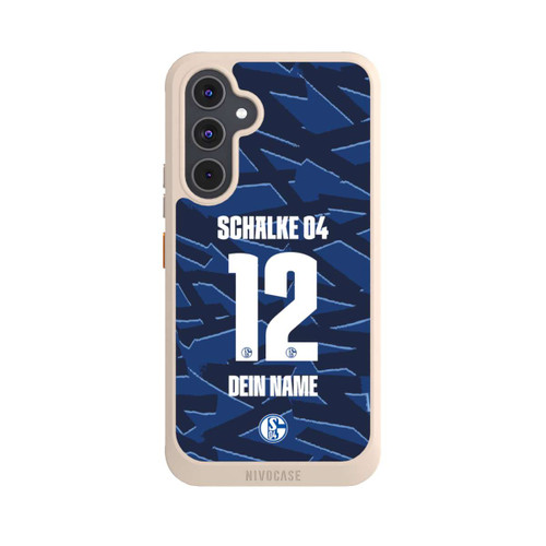 Samsung Galaxy A54 5G NIVOcore Schalke 04 Trikot Personalisierbar 25-26
