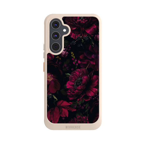 Samsung Galaxy A54 5G NIVOcore Dunkle Rote Blumen Liebe