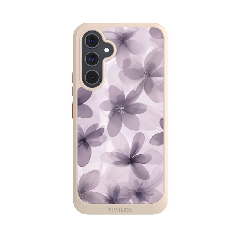 Galaxy A54 5G NIVOcore Fliederfarbenes Blumenmuster mit KI