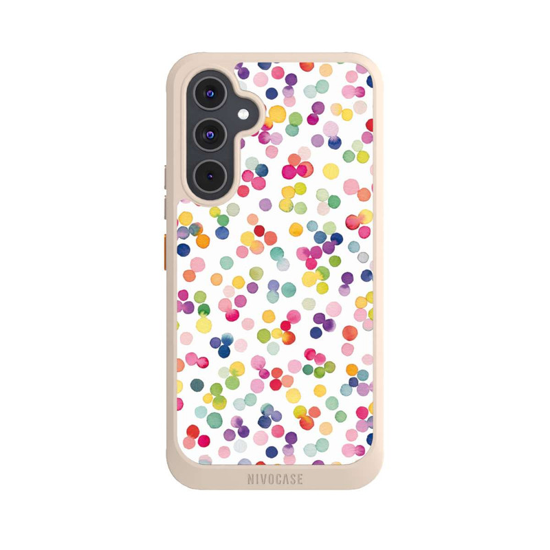 Galaxy A54 5G NIVOcore Watercolour Punkte Bunt