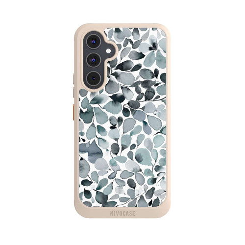 Samsung Galaxy A54 5G NIVOcore Eucalyptus Watercolor Leaves Grey