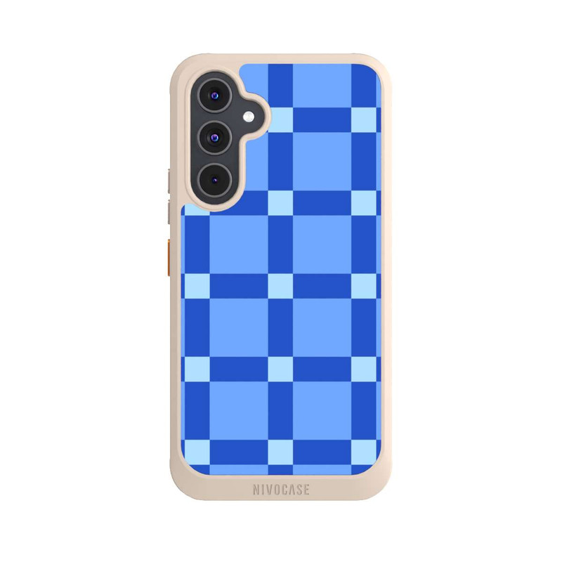 Galaxy A54 5G NIVOcore Big Blue Checked Pattern