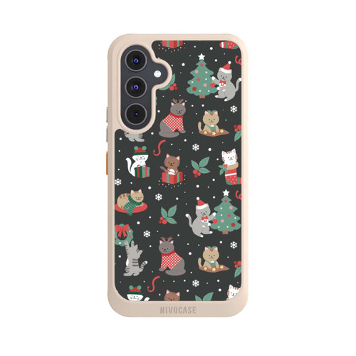 Samsung Galaxy A54 5G NIVOcore Christmas Festive Cute Holiday Kittens