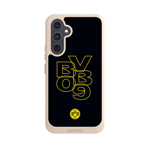 Samsung Galaxy A54 5G NIVOcore BVB09 Gelb Schwarz