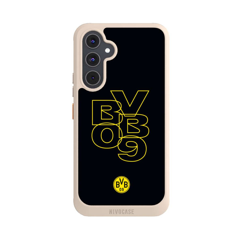 Galaxy A54 5G NIVOcore BVB09 Gelb Schwarz