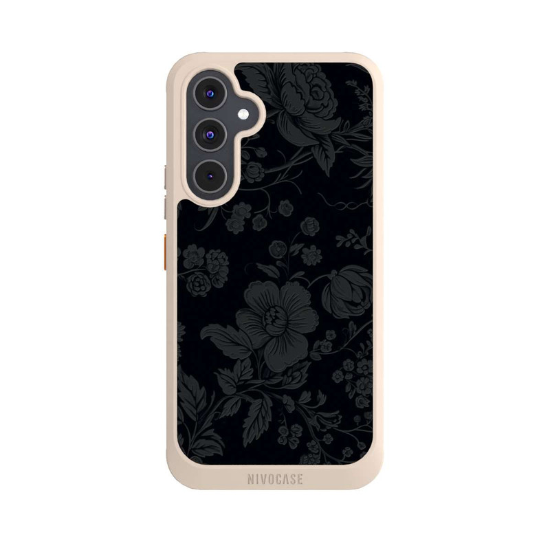 Galaxy A54 5G NIVOcore Dunkle Blumen Vintageoptik