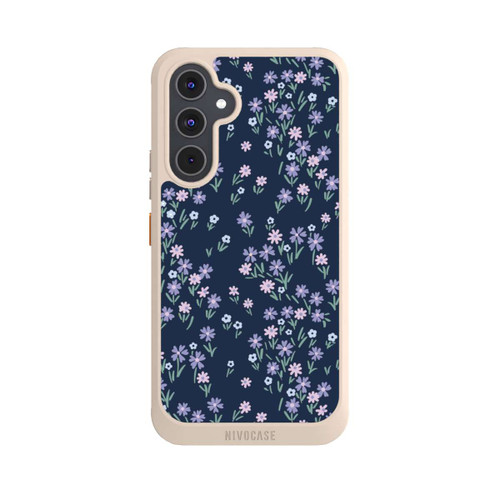 Samsung Galaxy A54 5G NIVOcore Dark Blue Floral Theme