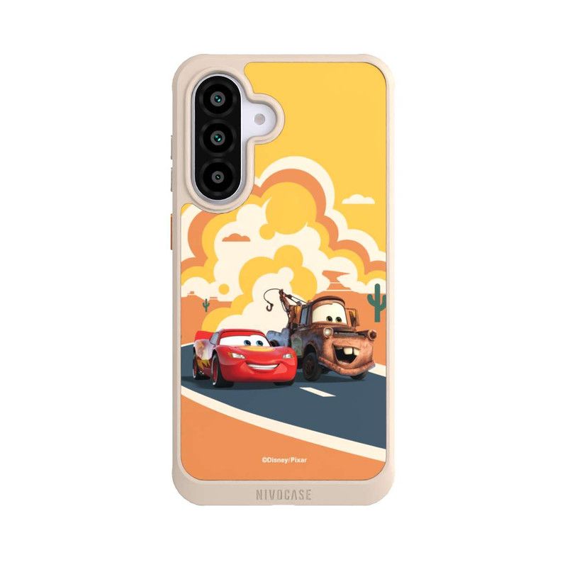 Galaxy A56 5G NIVOcore Disney Cars Lightning McQueen Und Hook on the Road