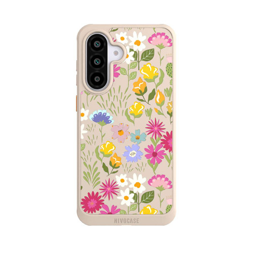 Samsung Galaxy A56 5G NIVOcore Bunte Sommerblumen Transparent