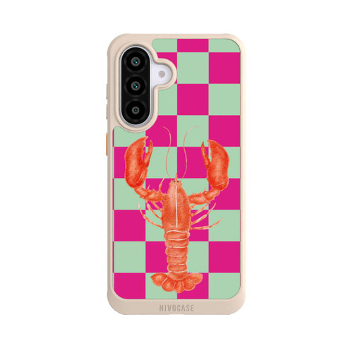Samsung Galaxy A56 5G NIVOcore Pink Checkers Lobster
