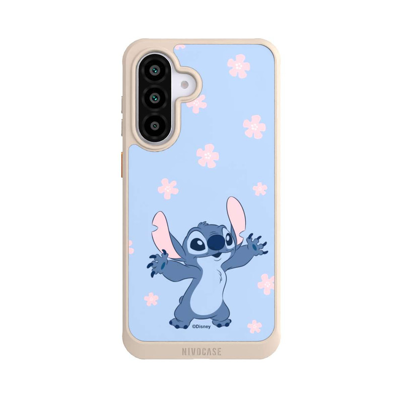 Galaxy A56 5G NIVOcore Stitch Pastel Flowers Blue