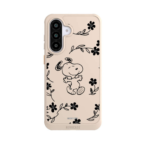 Samsung Galaxy A56 5G NIVOcore Snoopy und Flowers Transparent