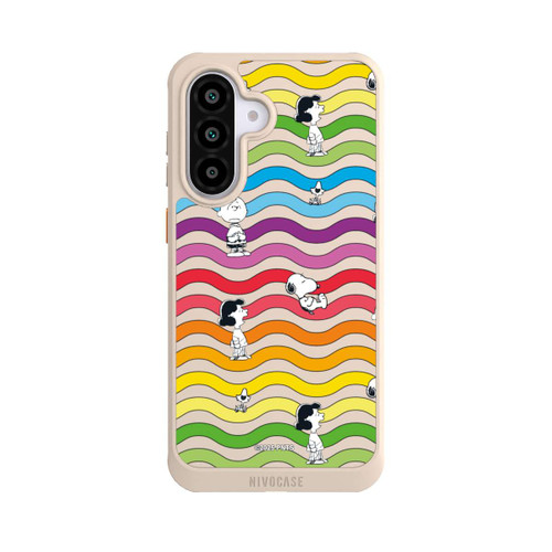 Samsung Galaxy A56 5G NIVOcore Snoopy Pattern Rainbow Transparent