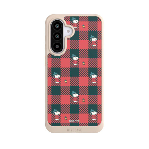 Samsung Galaxy A56 5G NIVOcore Peanuts Red Tartan Pattern