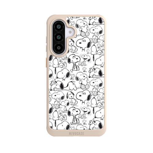 Samsung Galaxy A56 5G NIVOcore Classic Snoopy Pattern White