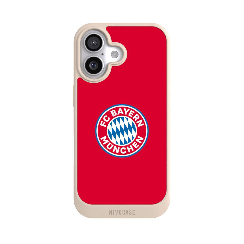 iPhone 17 NIVOcore FCB Logo auf Rot