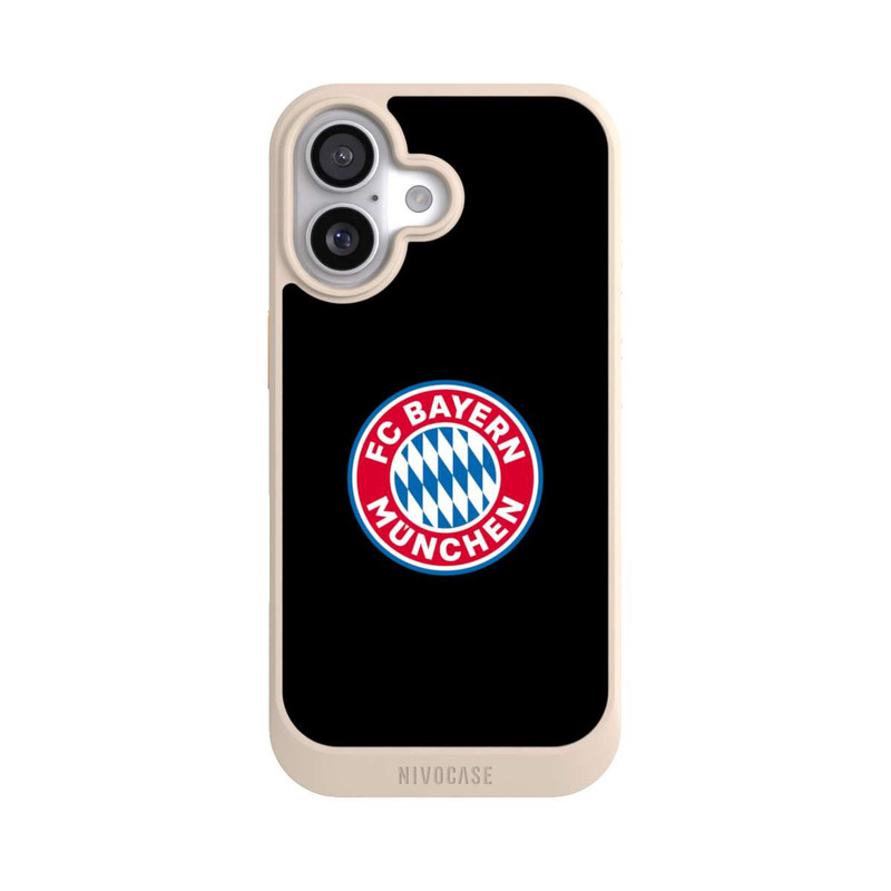iPhone 17 NIVOcore FCB Logo auf Schwarz