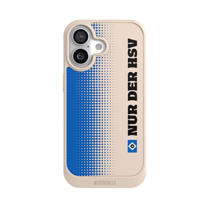 iPhone 17 NIVOcore Nur der HSV - Rautenraster Blau - ohne Hintergrund