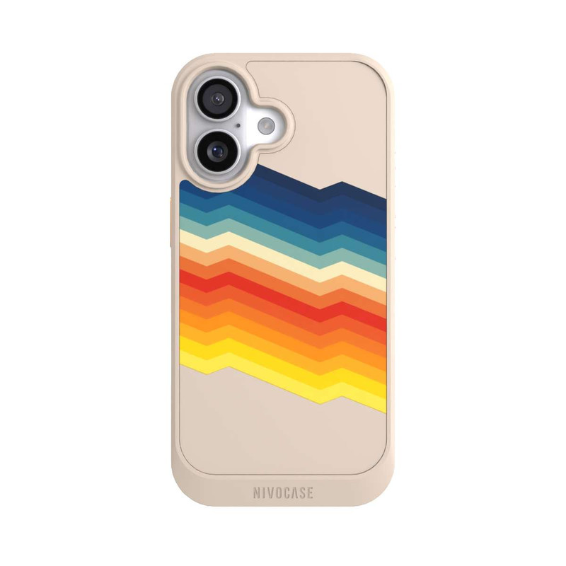 iPhone 17 NIVOcore Abstrakter Regenbogen