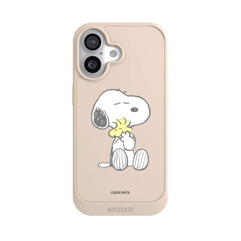 iPhone 17 NIVOcore Snoopy And Woodstock Cuddling transparent