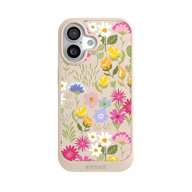 iPhone 17 NIVOcore Bunte Sommerblumen Transparent