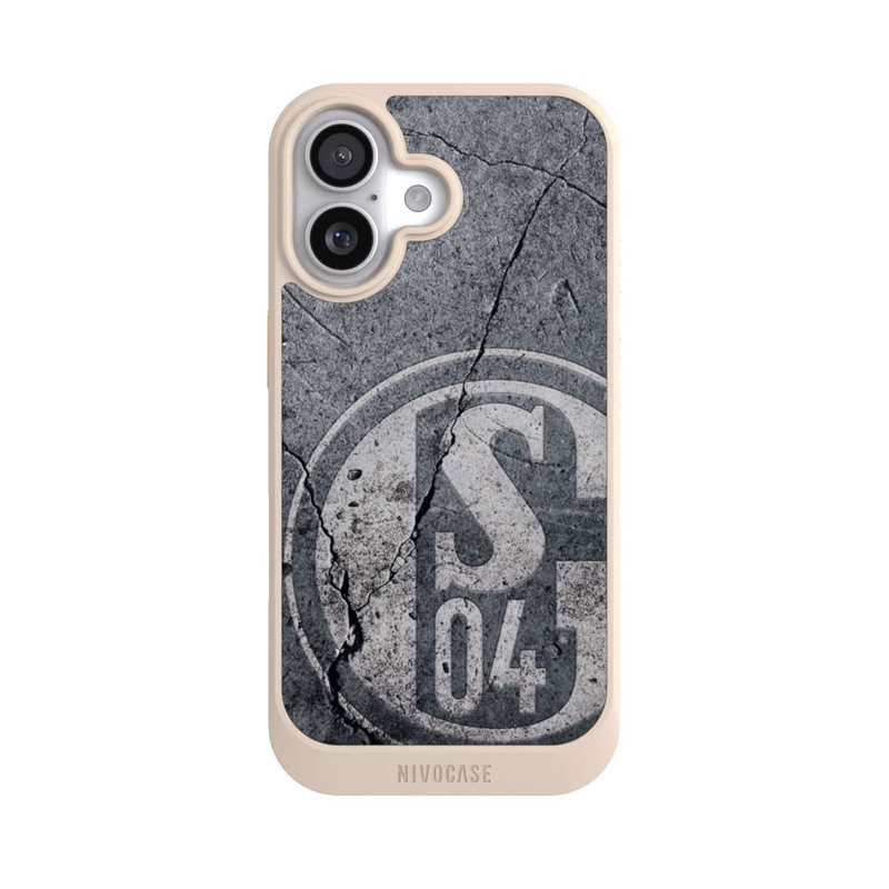 iPhone 17 NIVOcore Schalke 04 Beton Look