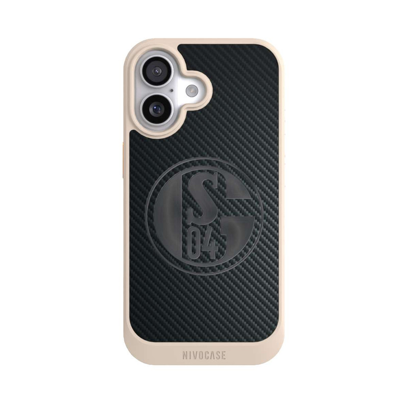 iPhone 17 NIVOcore Schalke 04 Carbon Look