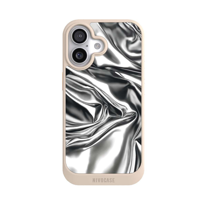 iPhone 17 NIVOcore Shiny Chrome Silver