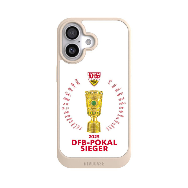iPhone 17 NIVOcore VfB DFB-Pokal Sieger Weiß