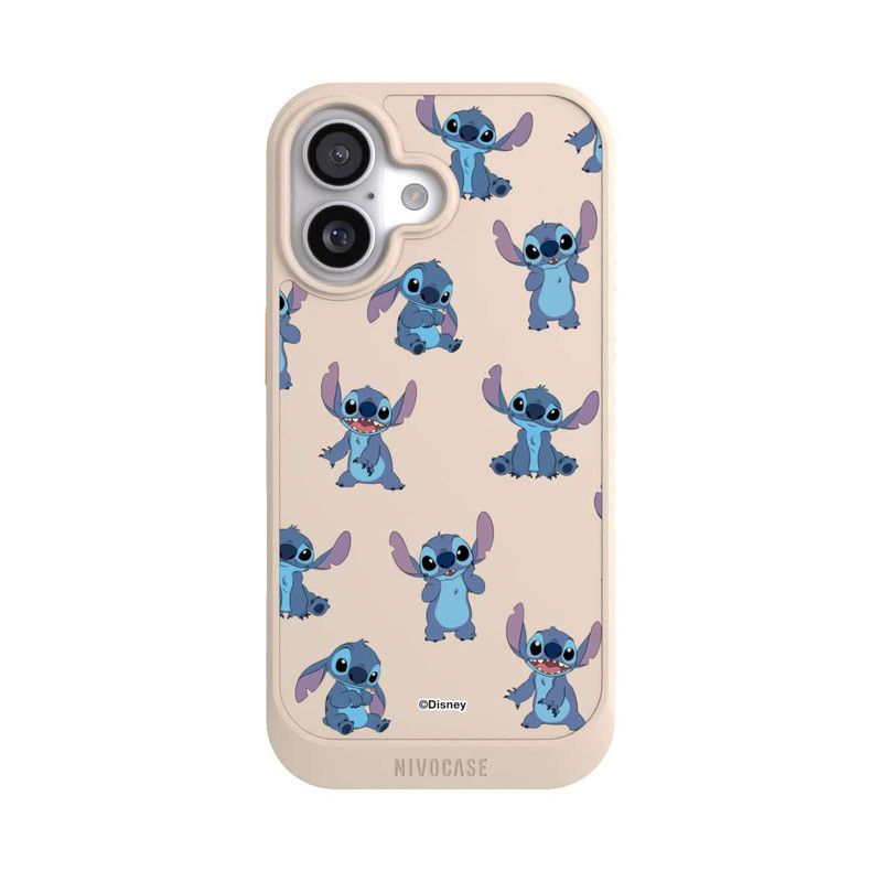 iPhone 17 NIVOcore Stitch Faces Pattern Transparent