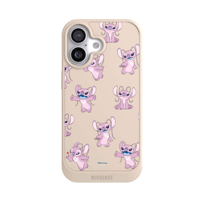 iPhone 17 NIVOcore Angel Faces Pattern Transparent