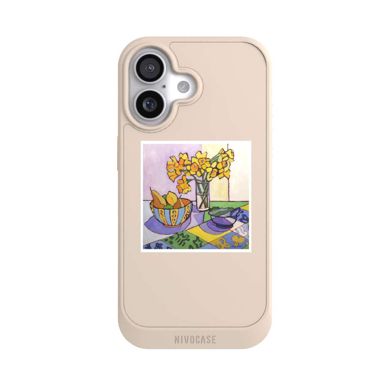 iPhone 17 NIVOcore Daffodil Patchwork, 2023, by Catherine J Martzloff