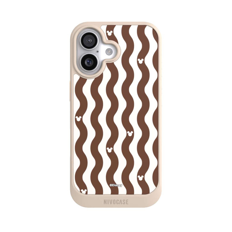 iPhone 17 NIVOcore Micky Muster Braune Wellen