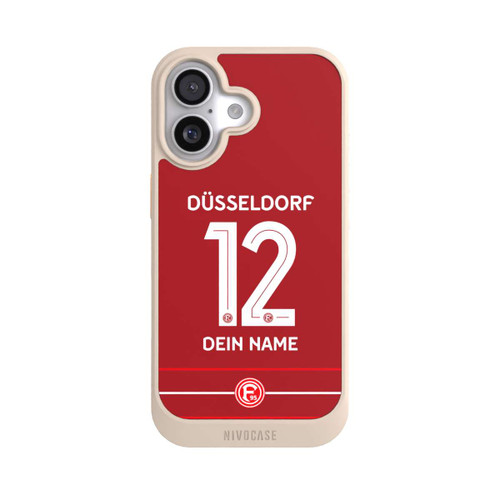  NIVOcore Fortuna Düsseldorf Trikot Personalisierbar 25-26
