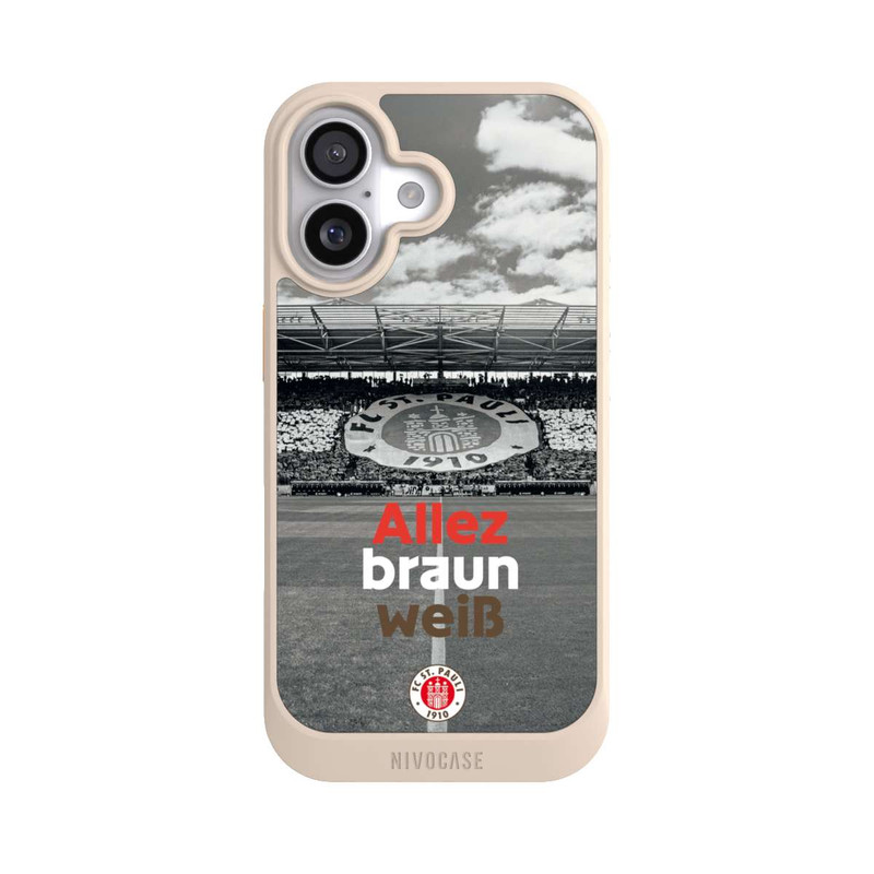 iPhone 17 NIVOcore FC St. Pauli Allez braun weiss