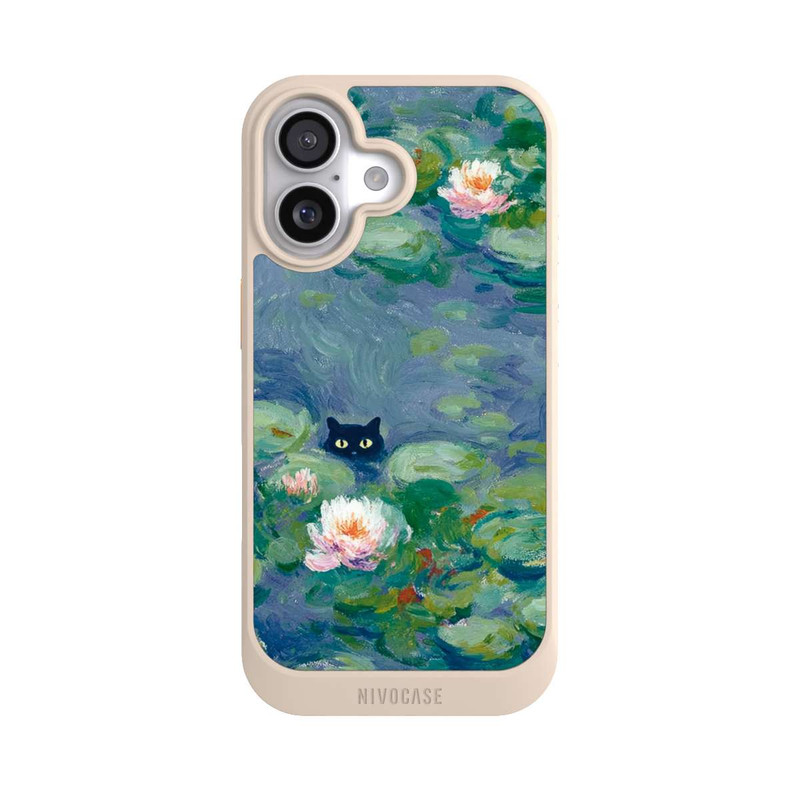 iPhone 17 NIVOcore Katze im Teich Gemälde