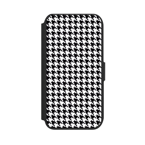 Apple iPhone 7 NIVOflip Hahnentritt Schwarz Weiß