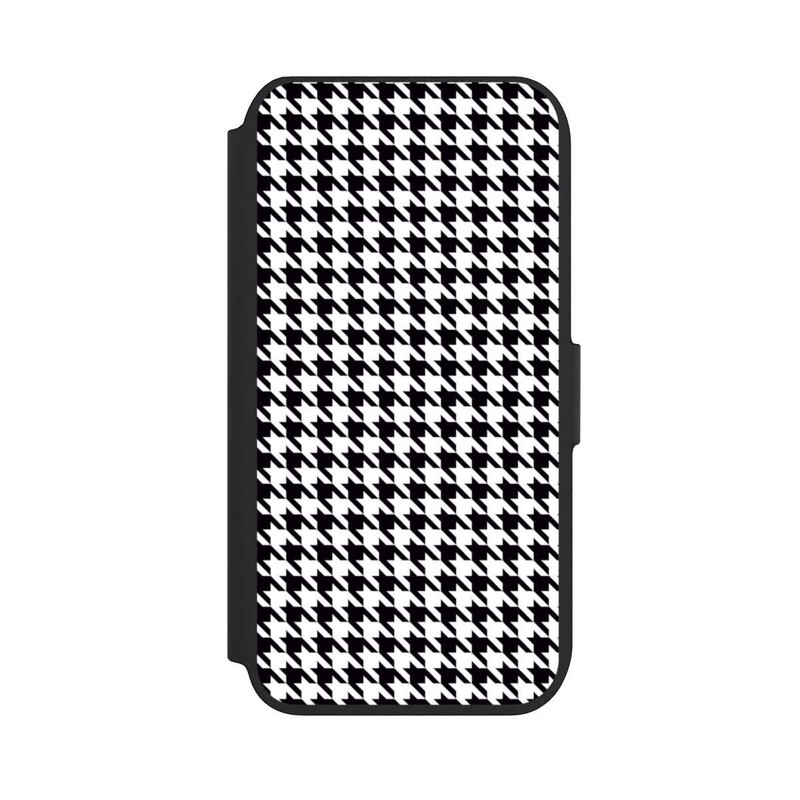iPhone 7 NIVOflip Hahnentritt Schwarz Weiß
