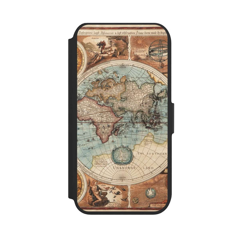 iPhone 7 NIVOflip Carte du Monde Ancienne