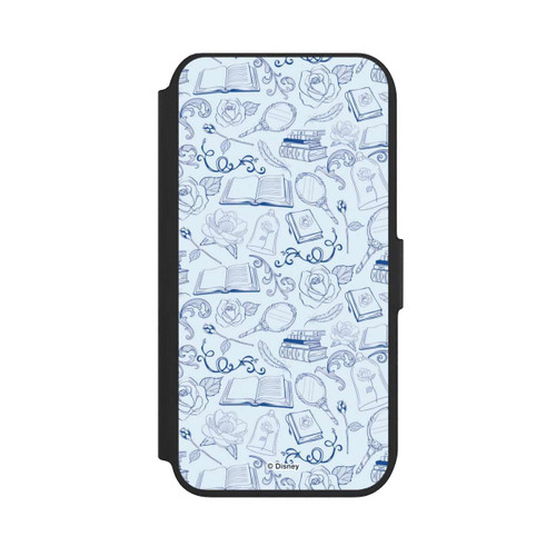 Apple iPhone 7 NIVOflip Beauty and Beast Pattern Blue