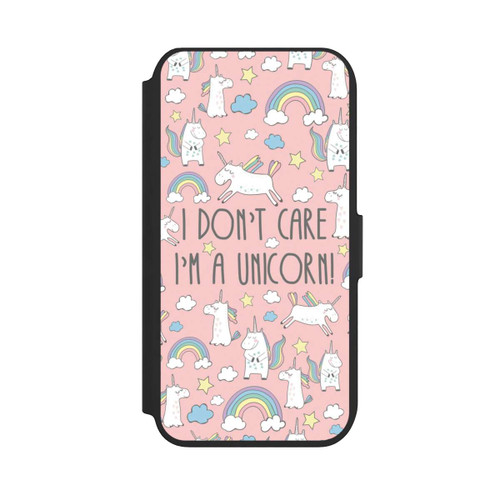 Apple iPhone 7 NIVOflip I Dont Care I am a Unicorn