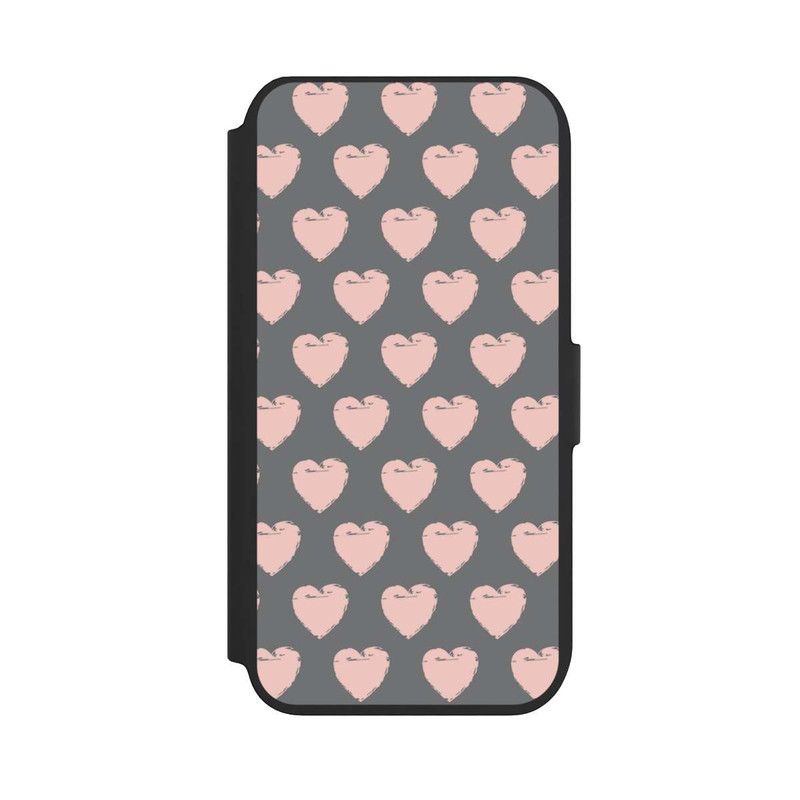 iPhone 7 NIVOflip Herzmuster Rosa