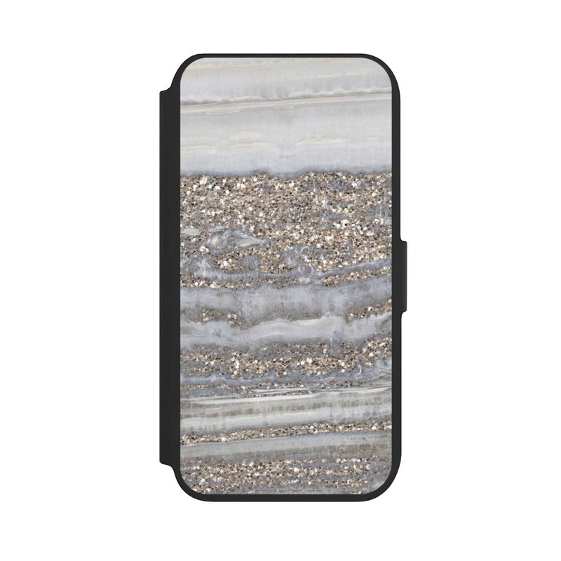 iPhone 7 NIVOflip White Glitter Marble Look