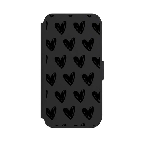 Apple iPhone 7 NIVOflip Herzen Schwarz ohne Hintergrund