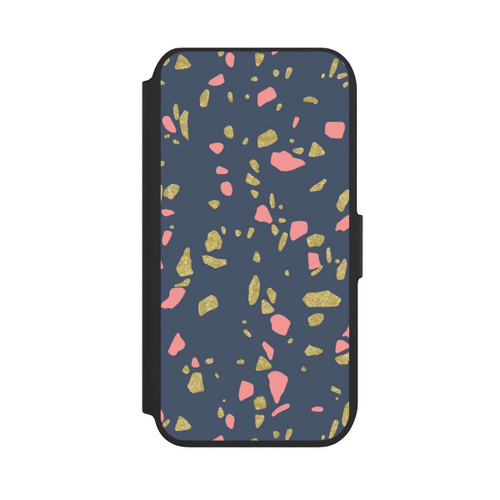 Apple iPhone 7 NIVOflip Terazzo Gold-Optik