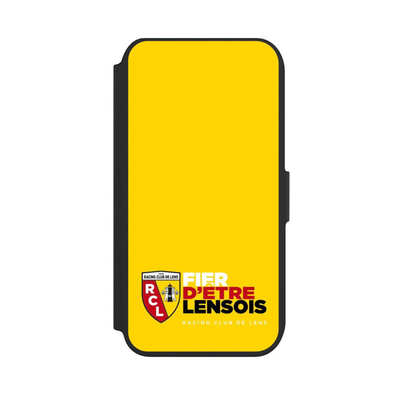 iPhone 7 NIVOflip Fond Logo RCL Jaune