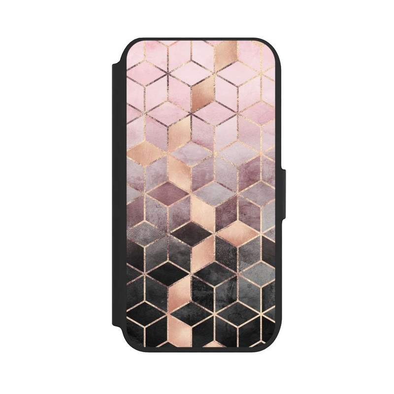 iPhone 7 NIVOflip Pink-grauer Farbverlauf Würfel Druck